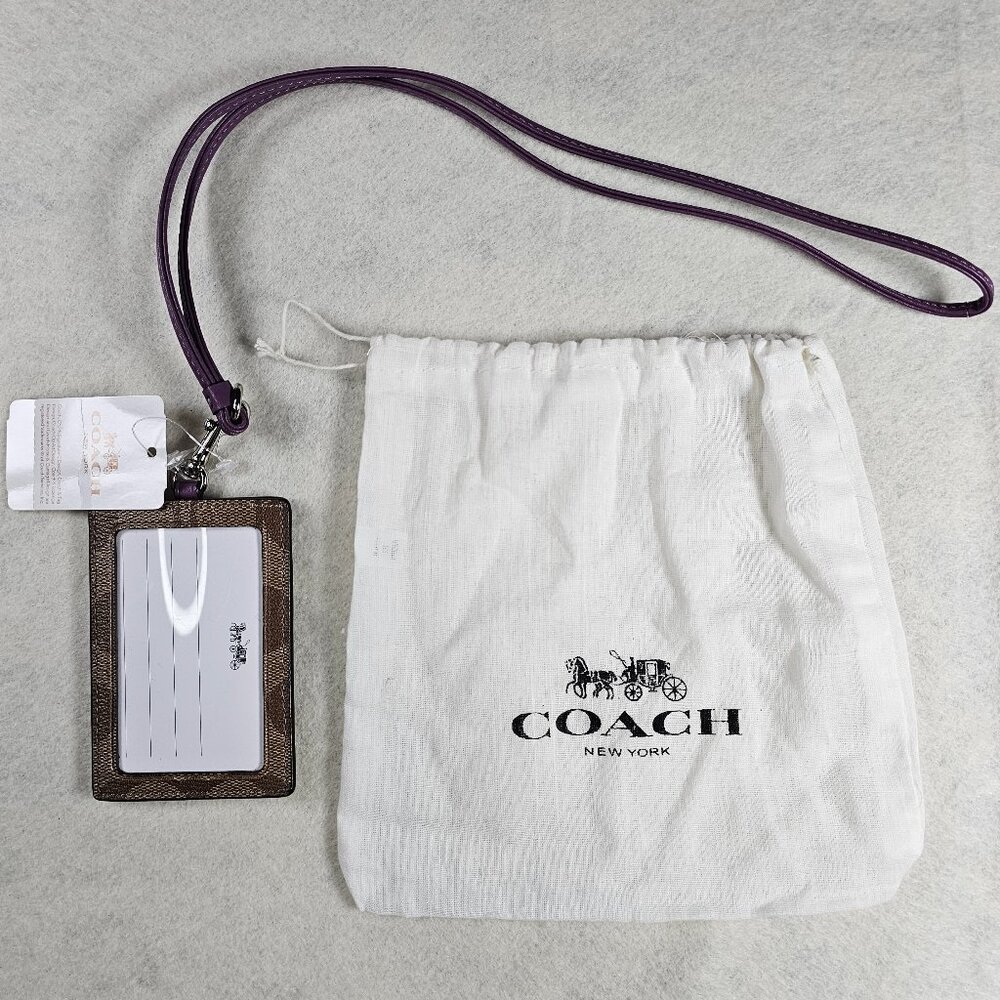NWT Coach Lanyard ID Badge Holder – Sleek, Functional & Stylish - Picture 7 of 7